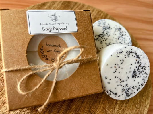 Orange Poppyseed Goats Milk Bar Soap