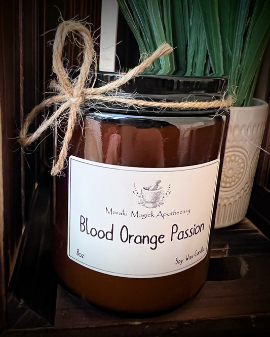 Blood Orange Passion | Soy Wax Candle 8oz