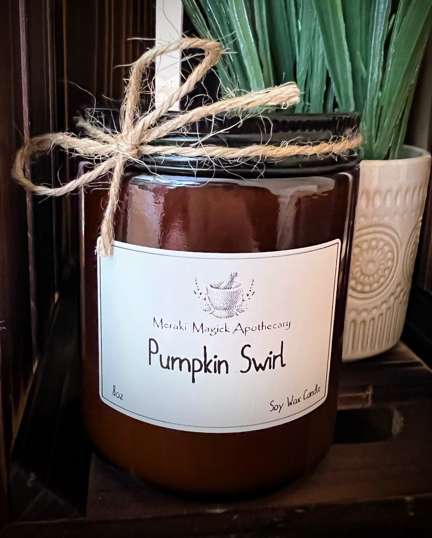 Pumpkin Swirl | Soy Wax Candle 8oz