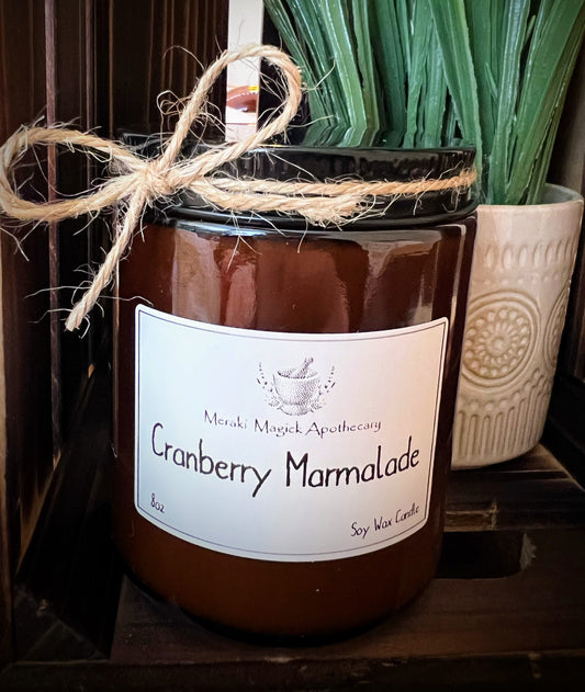 Cranberry Marmalade | Soy Wax Candle 8oz